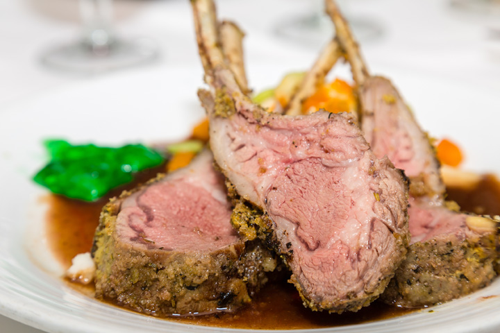 Roasted Rack of Lamb Persillade