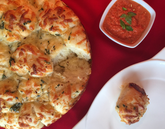 Three Cheese & Herb Pizza Pull With Fresh Pizza Sauce