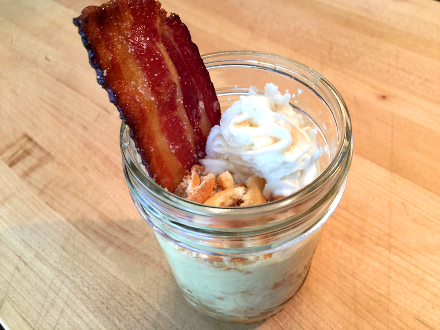 Maple Créme With Candied Bacon