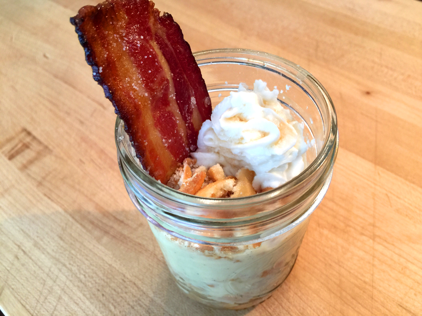 Maple Créme With Candied Bacon
