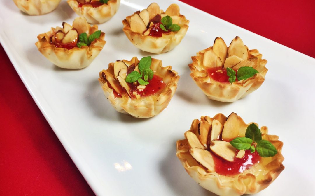 Brie and Almond Tartlets