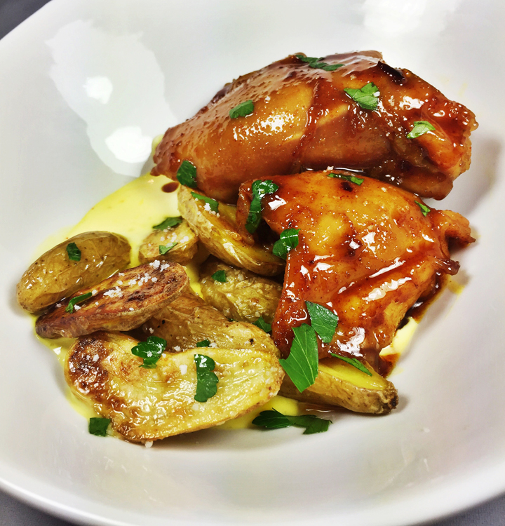 Harissa and Honey Chicken with Smoky Potatoes & Lemon Aioli Fresh