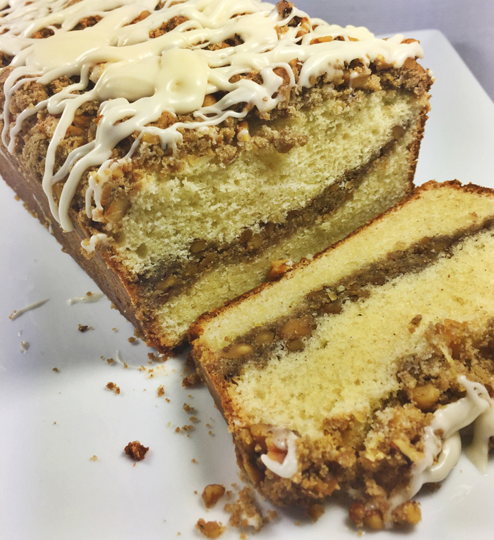 Sour Cream and Cardamom Quick Bread with Walnut Streusel Fresh Chef