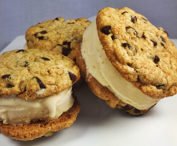 S’mores Ice Cream Cookie Sandwiches