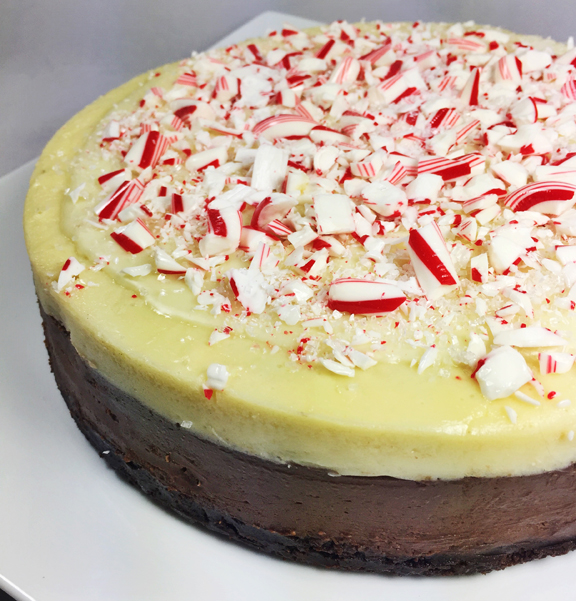 Peppermint Bark Cheesecake