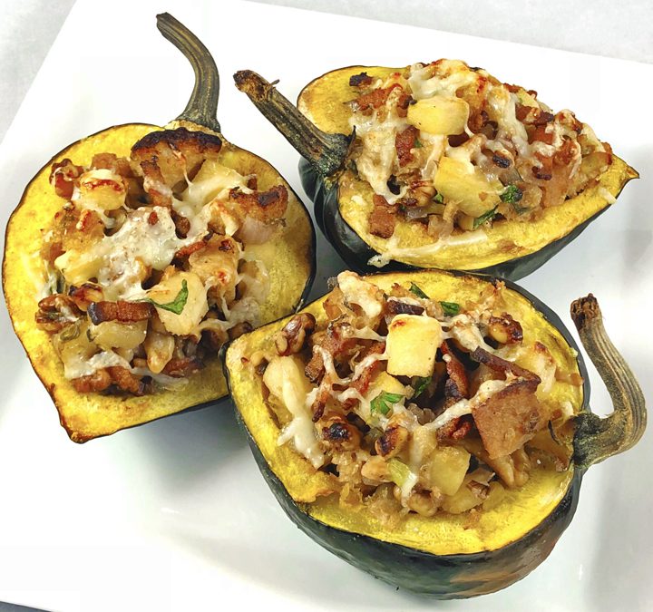 Rustic Stuffed Acorn Squash