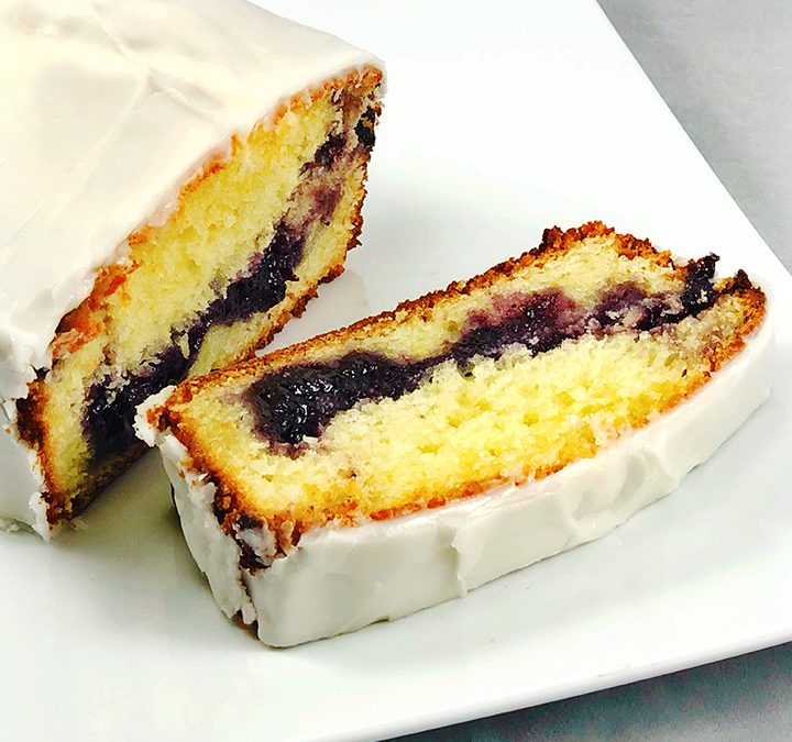 Lemon Blueberry Jam Cake