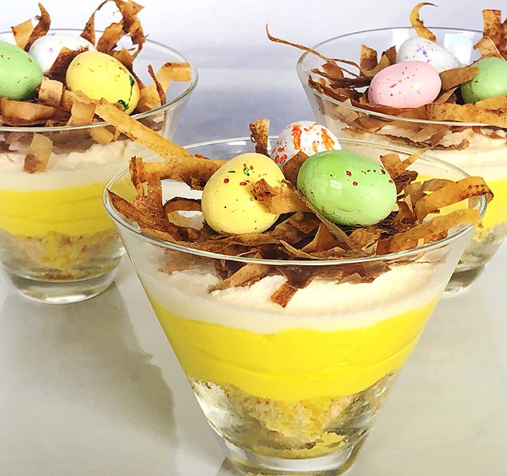 Birds’ Nest Lemon Cheesecake