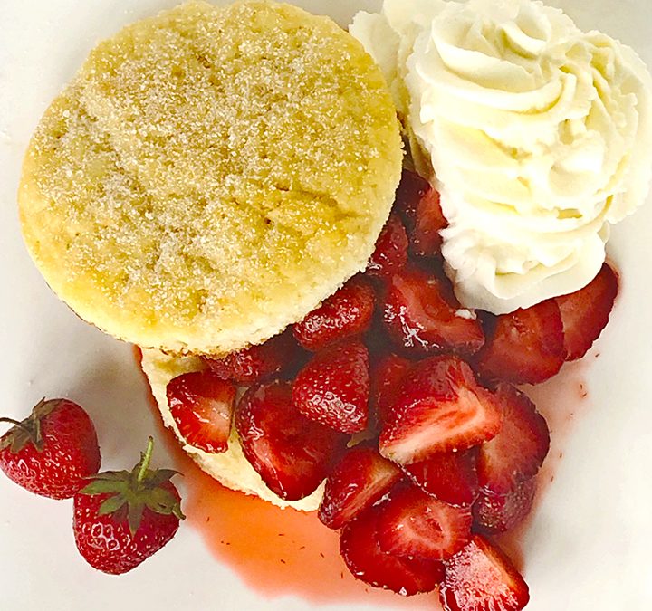 Fresh Strawberry Ginger Shortcake