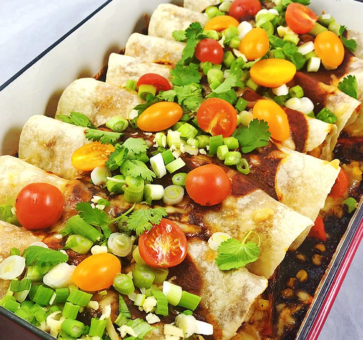 Roasted Vegetable Enchiladas