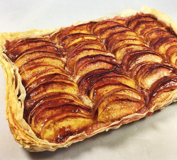 Phyllo Peach Pie