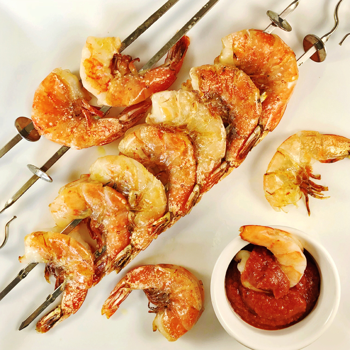 Salt Crusted Shrimp With Gochujang Dipping Sauce Fresh Chef Experience