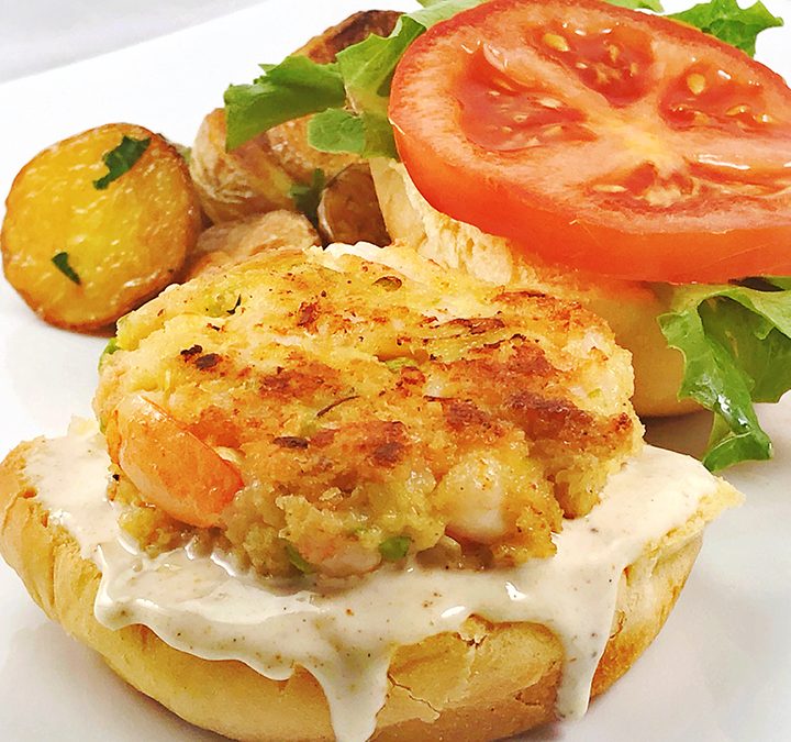 Shrimp Sliders with Aioli Sauce