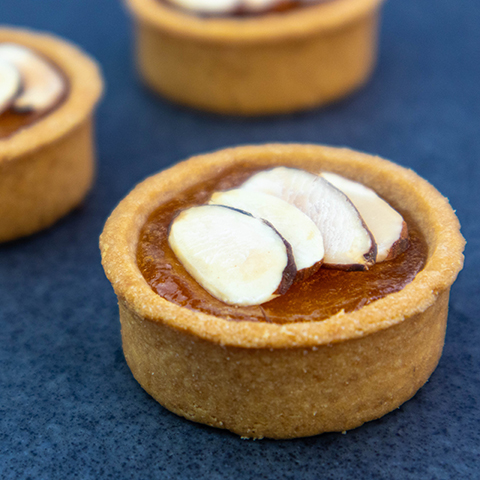 Brie and Vanilla Apricot Tartlets